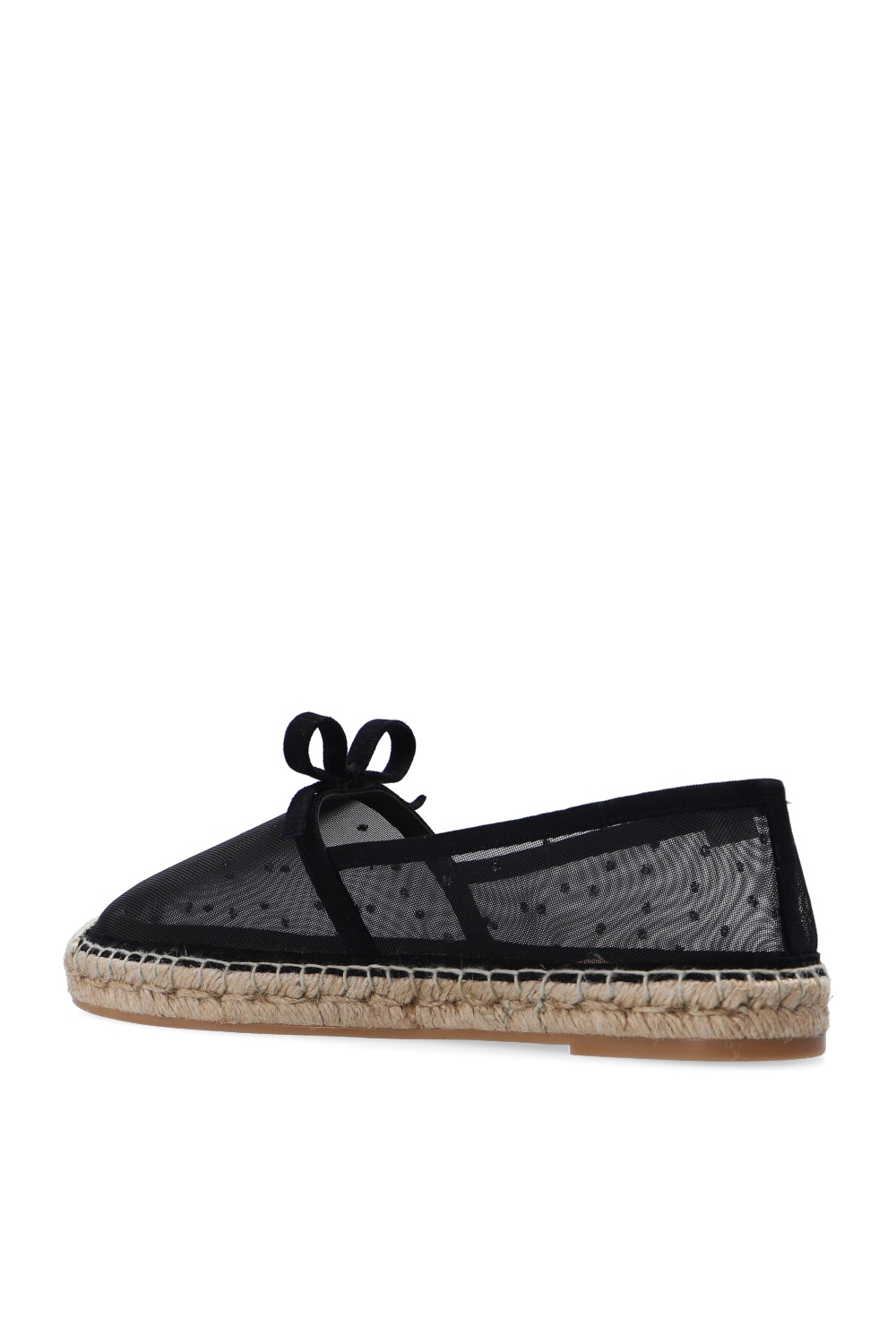 Red valentino pants Transparent espadrilles